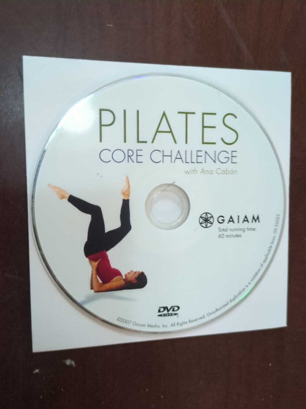 PILATES CORE CHALLENGE (GAIAM ANA CABAN) - 2007 disc only